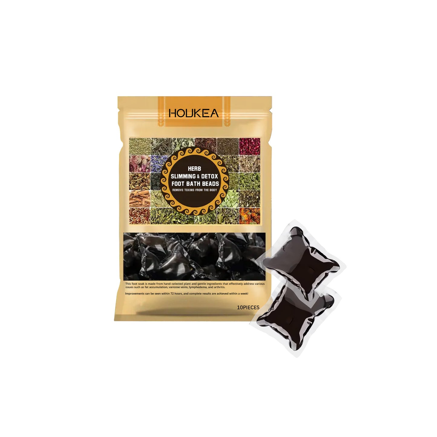 HOUKEA – Perles Herbales pour Bain de Pieds